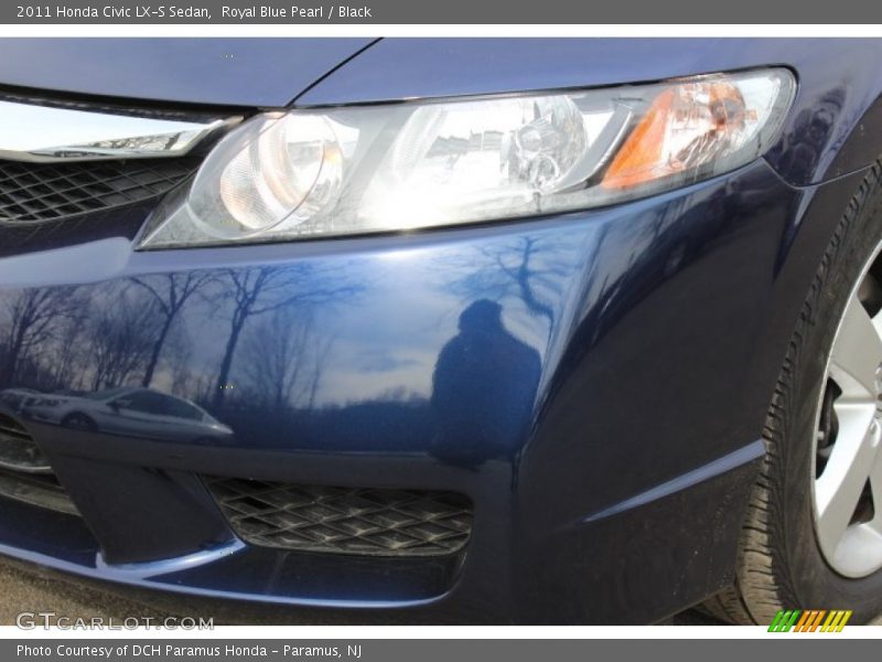 Royal Blue Pearl / Black 2011 Honda Civic LX-S Sedan