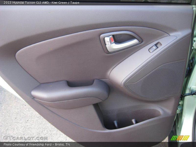Kiwi Green / Taupe 2013 Hyundai Tucson GLS AWD