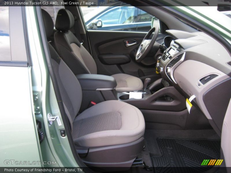 Kiwi Green / Taupe 2013 Hyundai Tucson GLS AWD