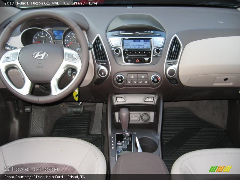 Kiwi Green / Taupe 2013 Hyundai Tucson GLS AWD