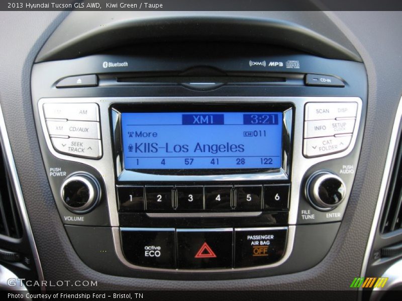 Kiwi Green / Taupe 2013 Hyundai Tucson GLS AWD