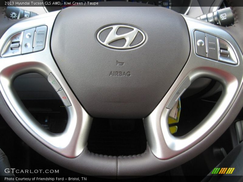 Kiwi Green / Taupe 2013 Hyundai Tucson GLS AWD
