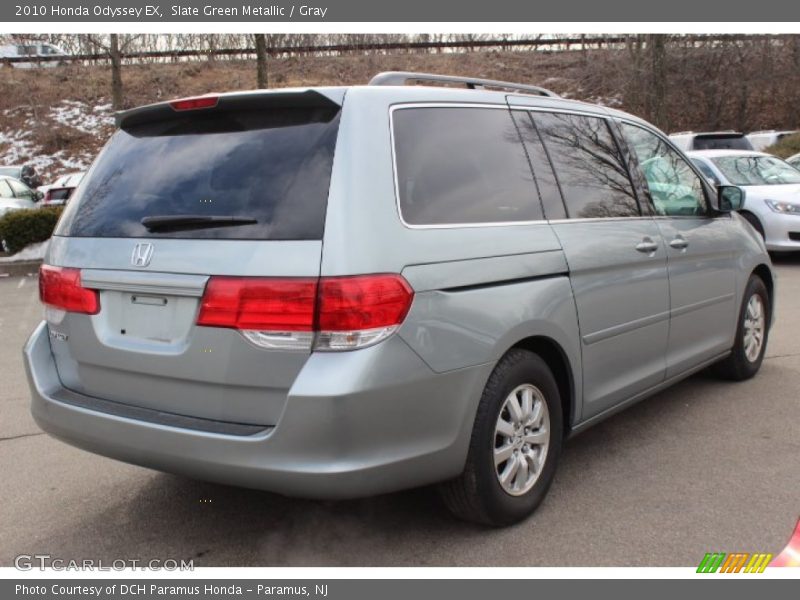 Slate Green Metallic / Gray 2010 Honda Odyssey EX