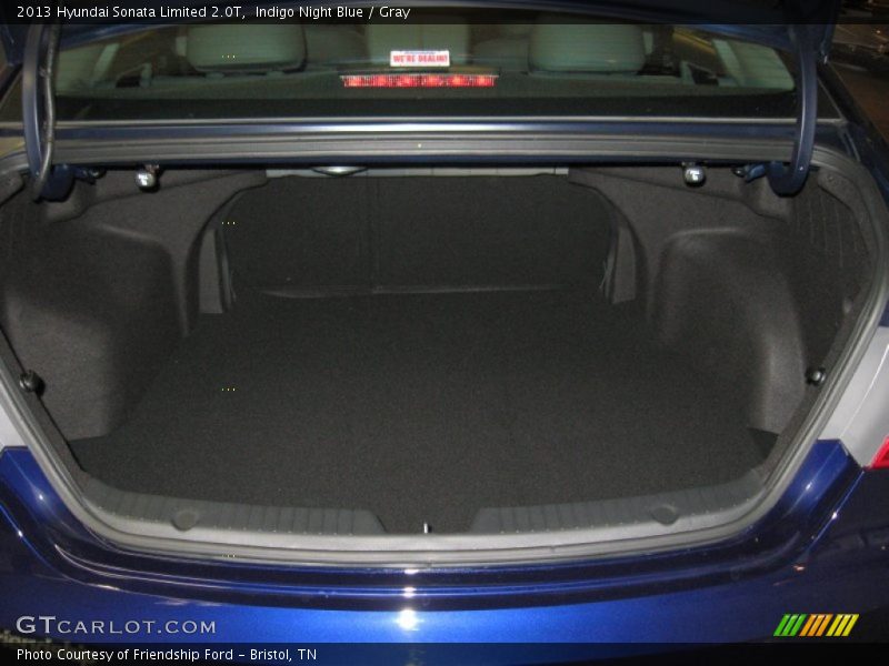 Indigo Night Blue / Gray 2013 Hyundai Sonata Limited 2.0T