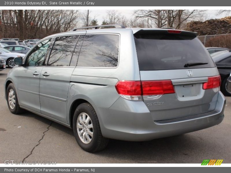 Slate Green Metallic / Gray 2010 Honda Odyssey EX