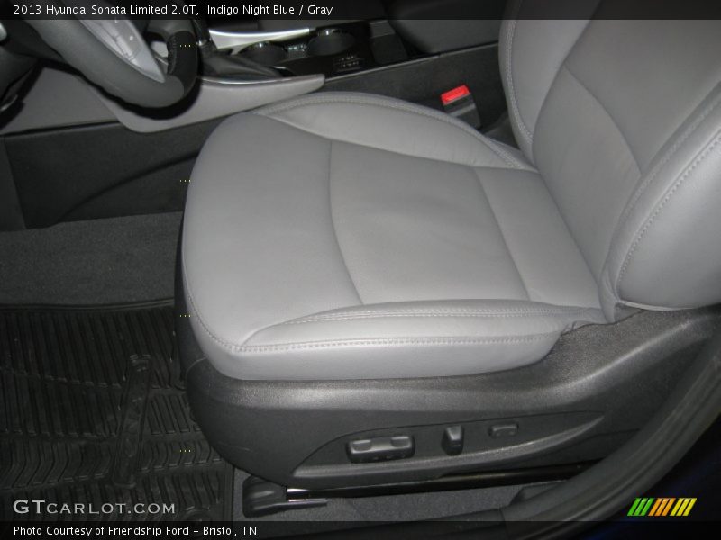Indigo Night Blue / Gray 2013 Hyundai Sonata Limited 2.0T