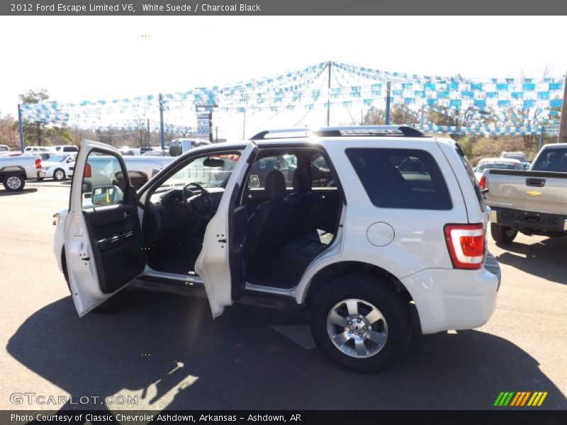 White Suede / Charcoal Black 2012 Ford Escape Limited V6