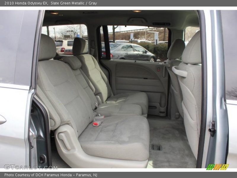 Slate Green Metallic / Gray 2010 Honda Odyssey EX