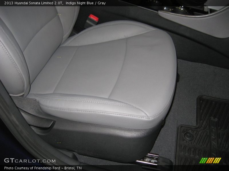 Indigo Night Blue / Gray 2013 Hyundai Sonata Limited 2.0T