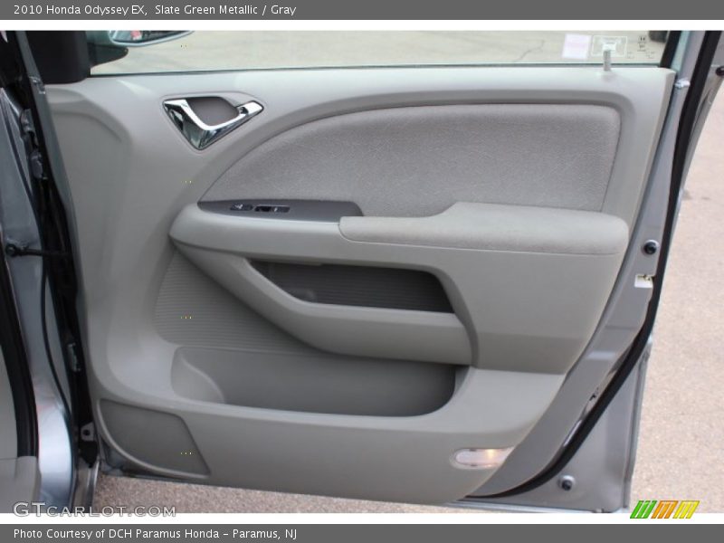 Slate Green Metallic / Gray 2010 Honda Odyssey EX