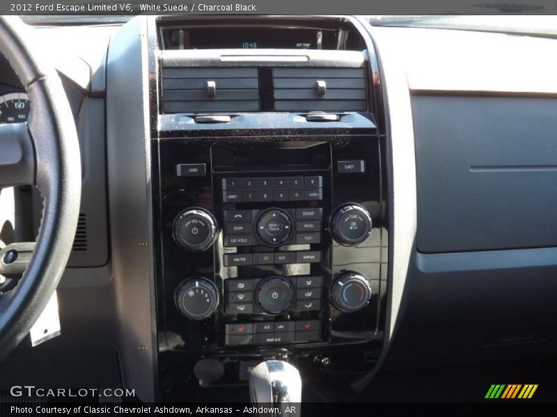 White Suede / Charcoal Black 2012 Ford Escape Limited V6
