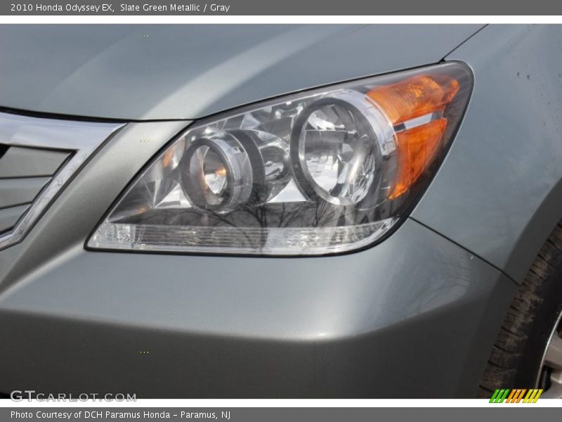 Slate Green Metallic / Gray 2010 Honda Odyssey EX