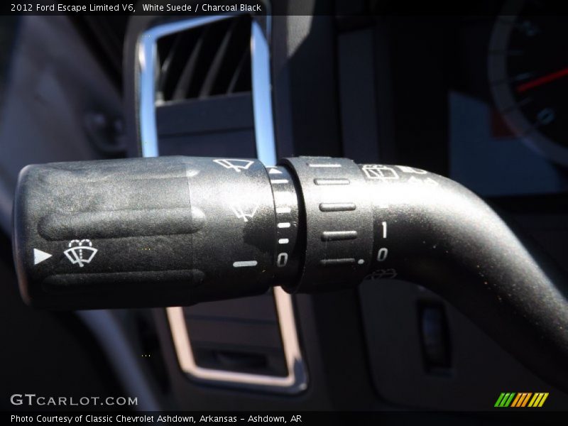 White Suede / Charcoal Black 2012 Ford Escape Limited V6