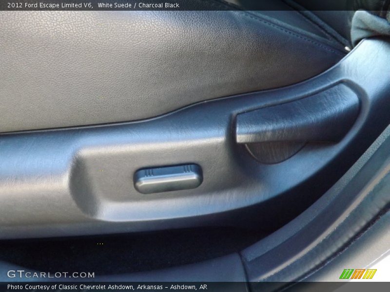 White Suede / Charcoal Black 2012 Ford Escape Limited V6