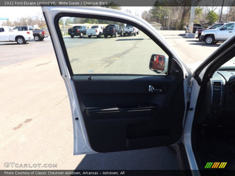 White Suede / Charcoal Black 2012 Ford Escape Limited V6