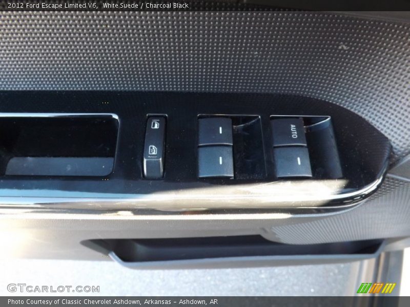 White Suede / Charcoal Black 2012 Ford Escape Limited V6
