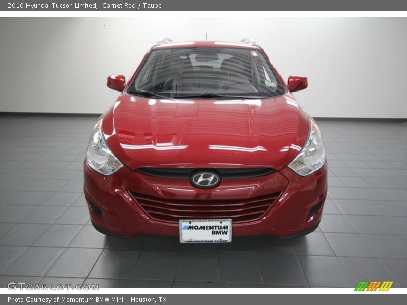 Garnet Red / Taupe 2010 Hyundai Tucson Limited