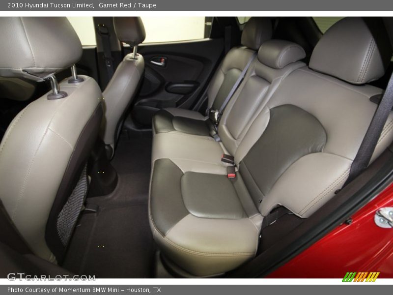 Rear Seat of 2010 Tucson Limited