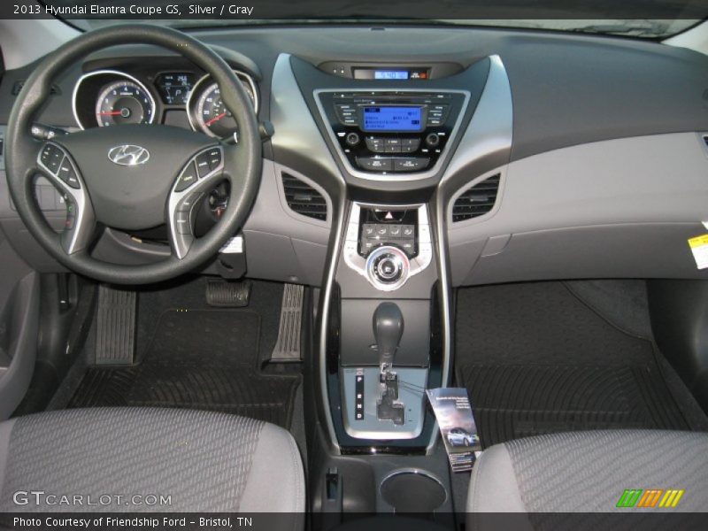 Silver / Gray 2013 Hyundai Elantra Coupe GS