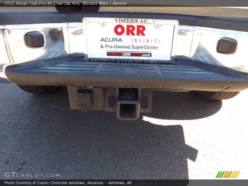 Blizzard White / Almond 2012 Nissan Titan Pro-4X Crew Cab 4x4