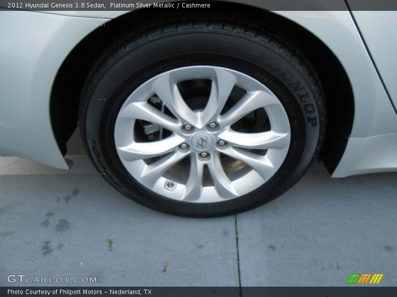 Platinum Silver Metallic / Cashmere 2012 Hyundai Genesis 3.8 Sedan