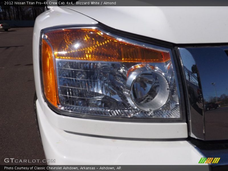 Blizzard White / Almond 2012 Nissan Titan Pro-4X Crew Cab 4x4