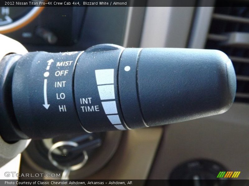 Controls of 2012 Titan Pro-4X Crew Cab 4x4