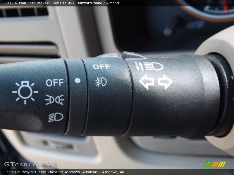 Controls of 2012 Titan Pro-4X Crew Cab 4x4