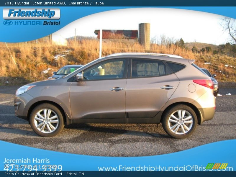 Chai Bronze / Taupe 2013 Hyundai Tucson Limited AWD