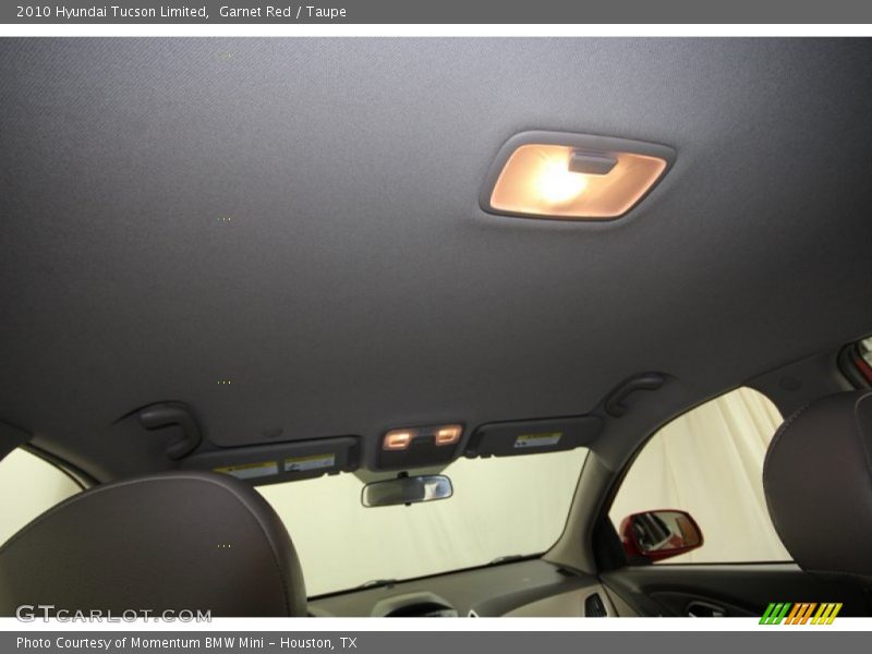 Garnet Red / Taupe 2010 Hyundai Tucson Limited