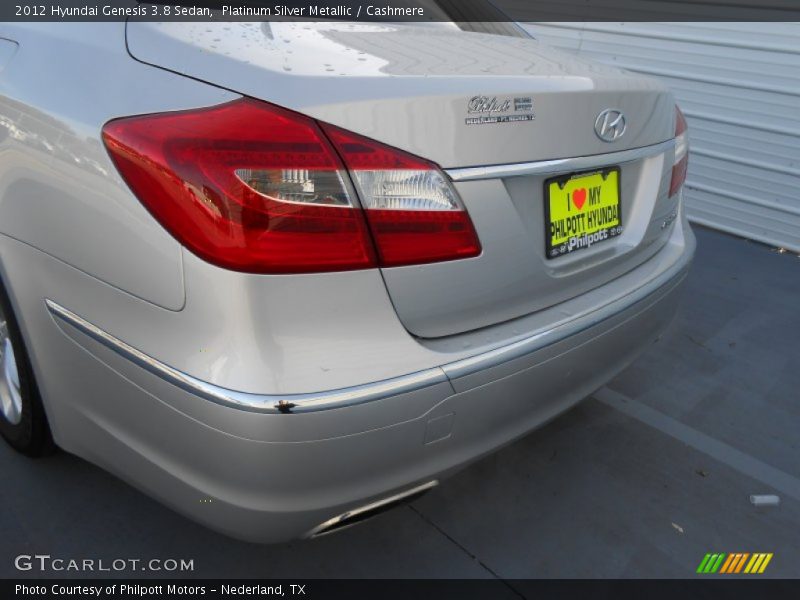 Platinum Silver Metallic / Cashmere 2012 Hyundai Genesis 3.8 Sedan