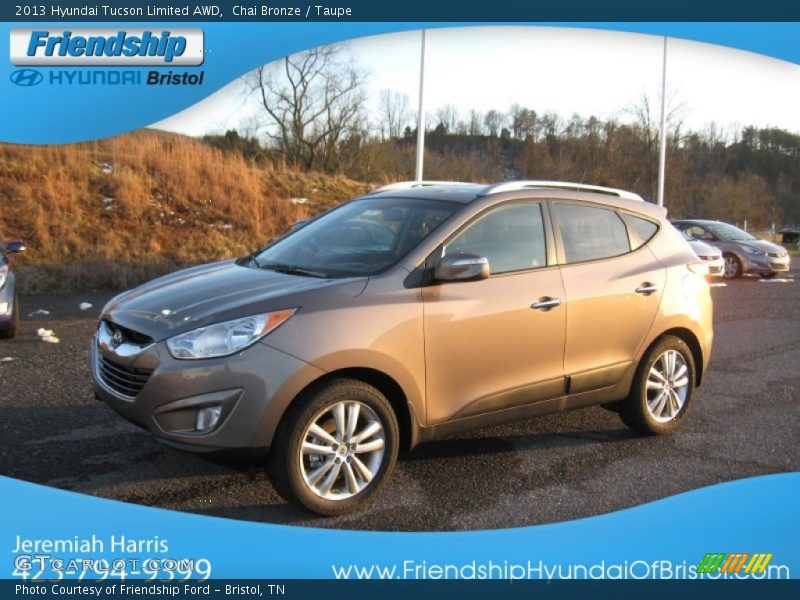 Chai Bronze / Taupe 2013 Hyundai Tucson Limited AWD