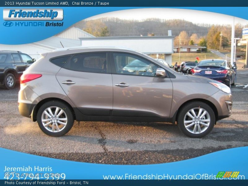 Chai Bronze / Taupe 2013 Hyundai Tucson Limited AWD