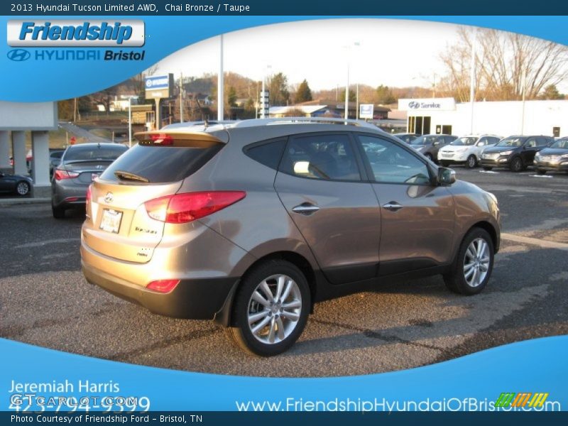 Chai Bronze / Taupe 2013 Hyundai Tucson Limited AWD