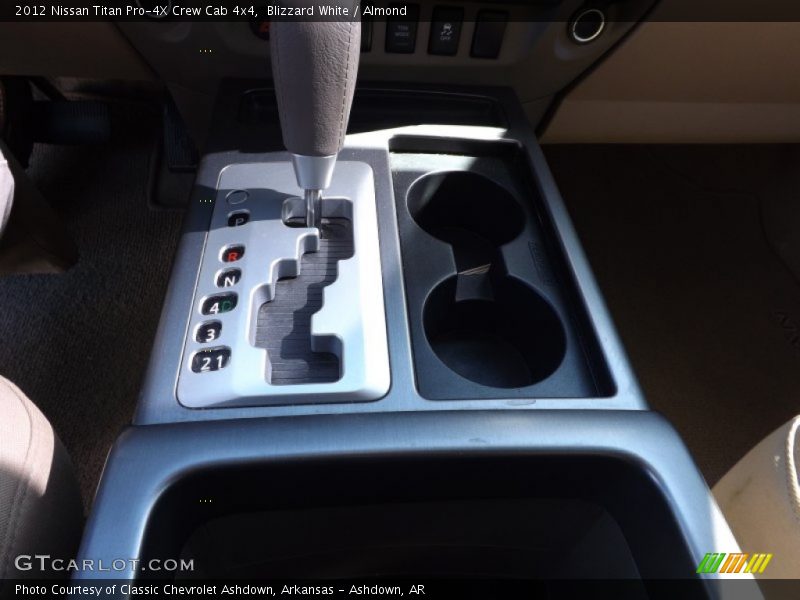Blizzard White / Almond 2012 Nissan Titan Pro-4X Crew Cab 4x4