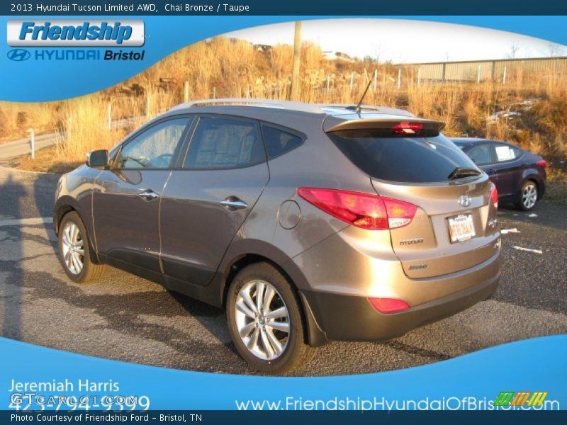 Chai Bronze / Taupe 2013 Hyundai Tucson Limited AWD