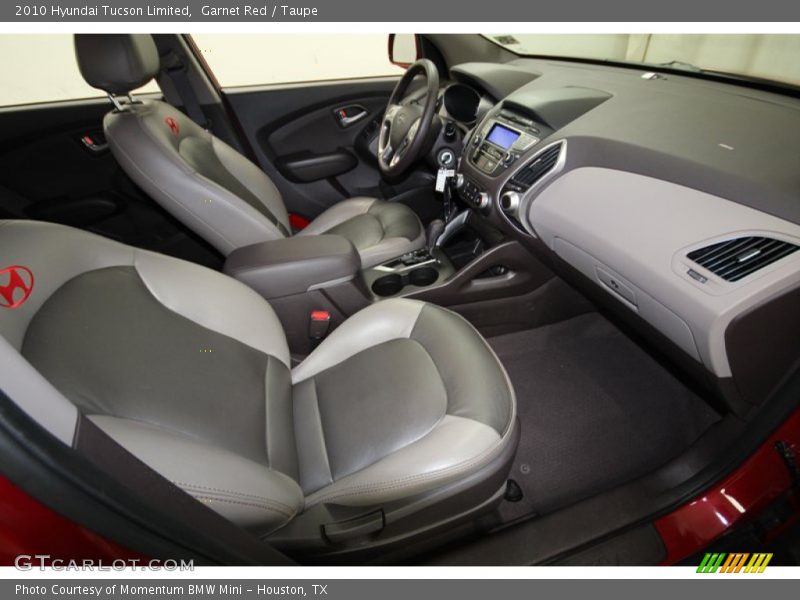 Garnet Red / Taupe 2010 Hyundai Tucson Limited