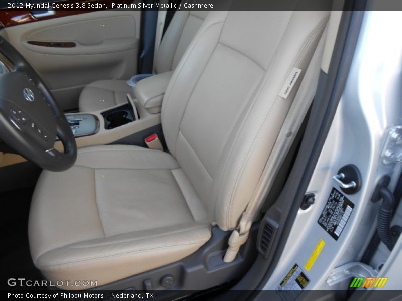 Platinum Silver Metallic / Cashmere 2012 Hyundai Genesis 3.8 Sedan