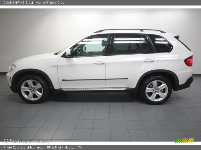 Alpine White / Grey 2008 BMW X5 3.0si