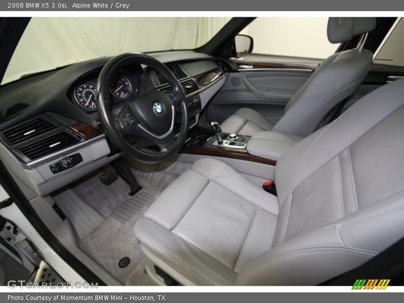 Alpine White / Grey 2008 BMW X5 3.0si