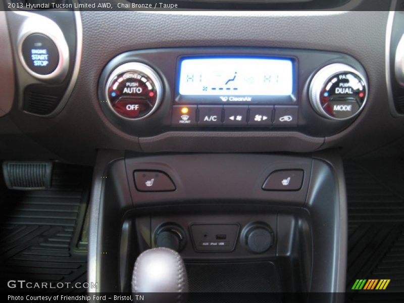 Chai Bronze / Taupe 2013 Hyundai Tucson Limited AWD