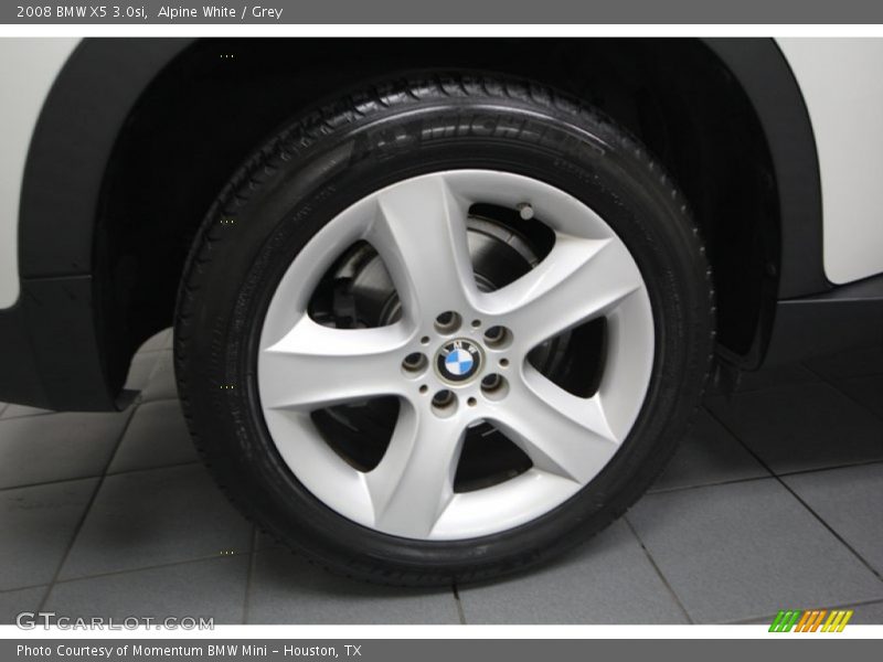 Alpine White / Grey 2008 BMW X5 3.0si