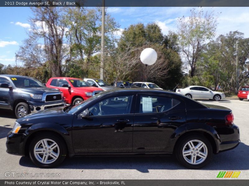 Black / Black 2013 Dodge Avenger SE