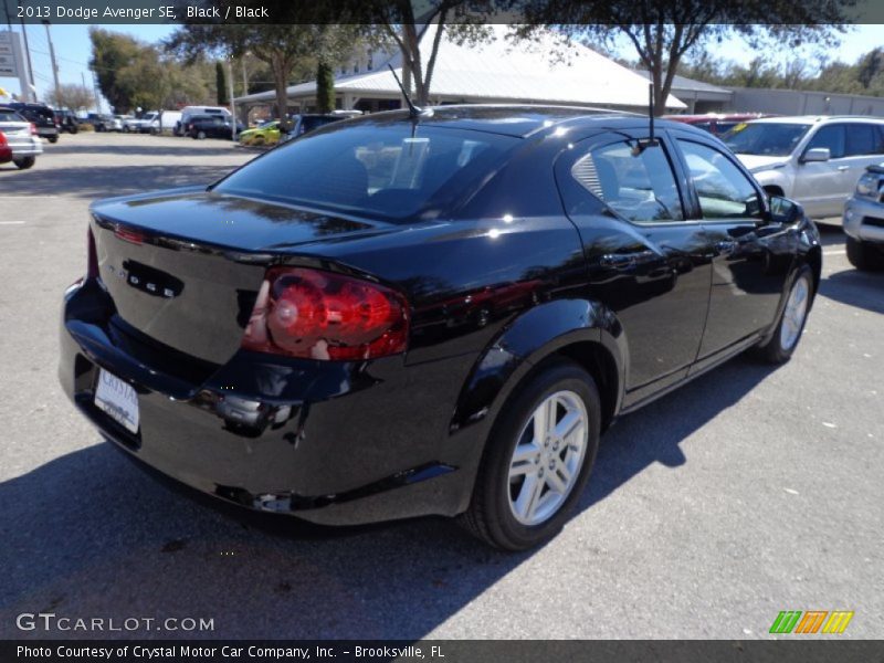 Black / Black 2013 Dodge Avenger SE
