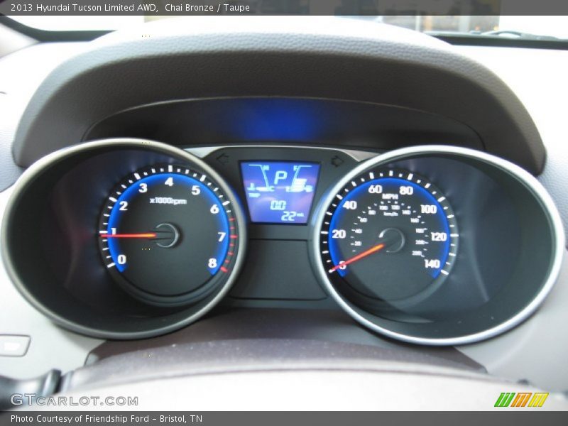 Chai Bronze / Taupe 2013 Hyundai Tucson Limited AWD