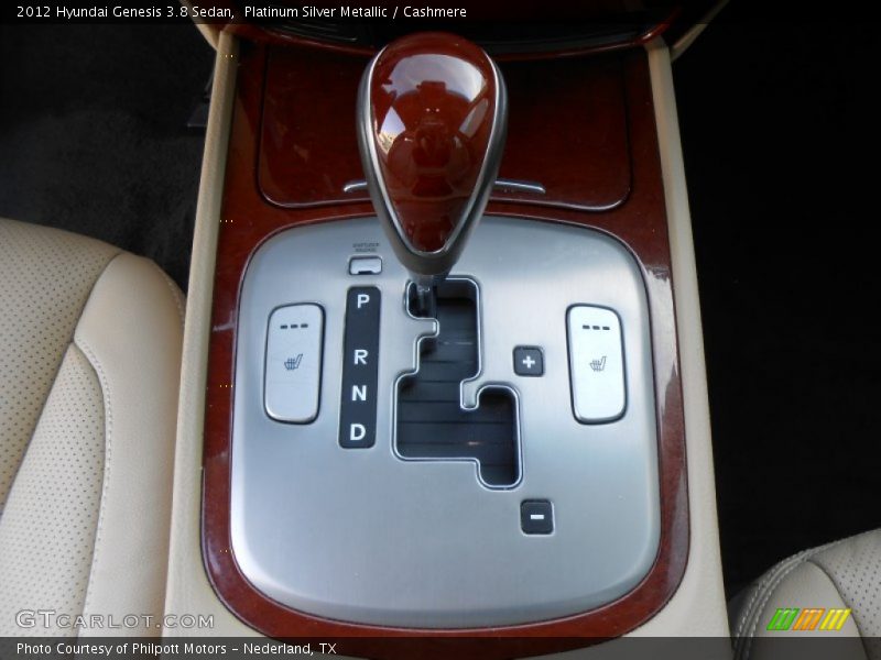 Platinum Silver Metallic / Cashmere 2012 Hyundai Genesis 3.8 Sedan