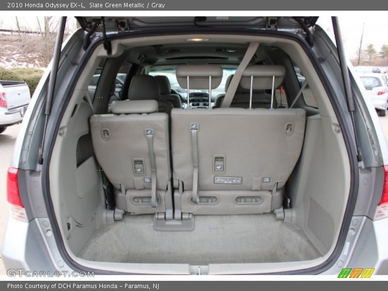 Slate Green Metallic / Gray 2010 Honda Odyssey EX-L