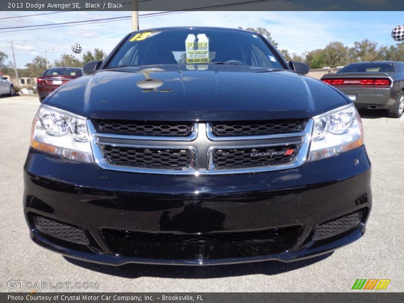 Black / Black 2013 Dodge Avenger SE
