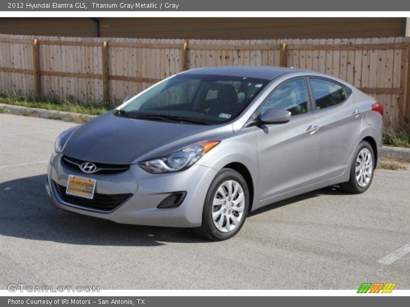 Titanium Gray Metallic / Gray 2012 Hyundai Elantra GLS