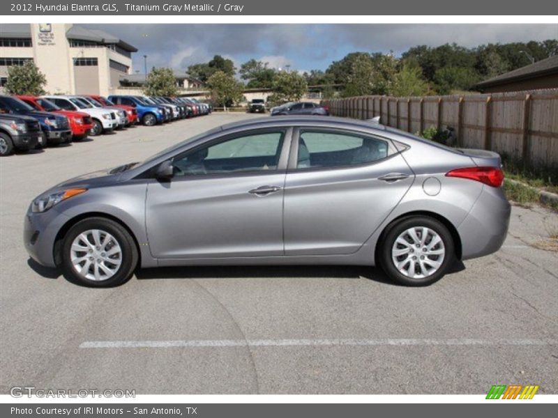 Titanium Gray Metallic / Gray 2012 Hyundai Elantra GLS